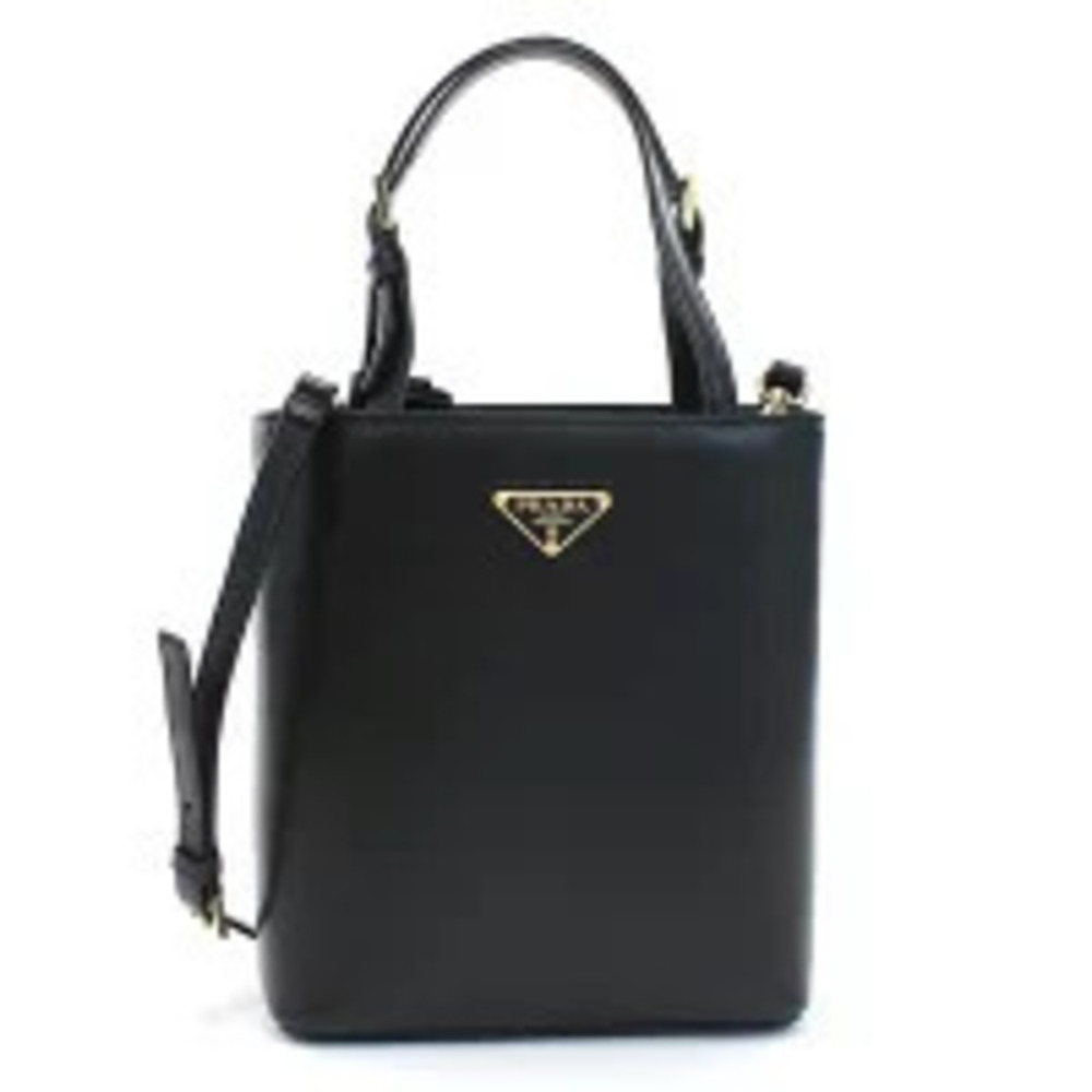 Prada Tote Tessuto Saffiano Bag Black Handbag